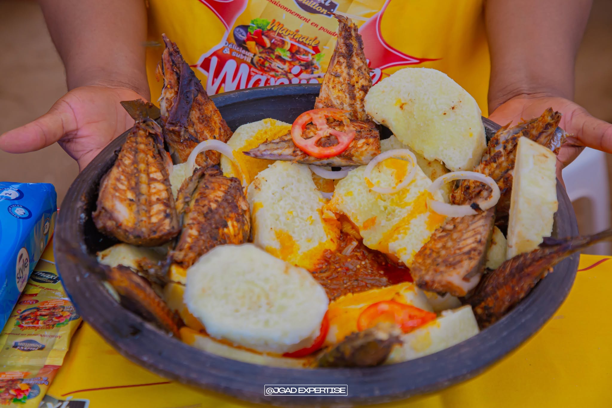 Plat d’Akpessi présenté lors du concours culinaire d’Assouba